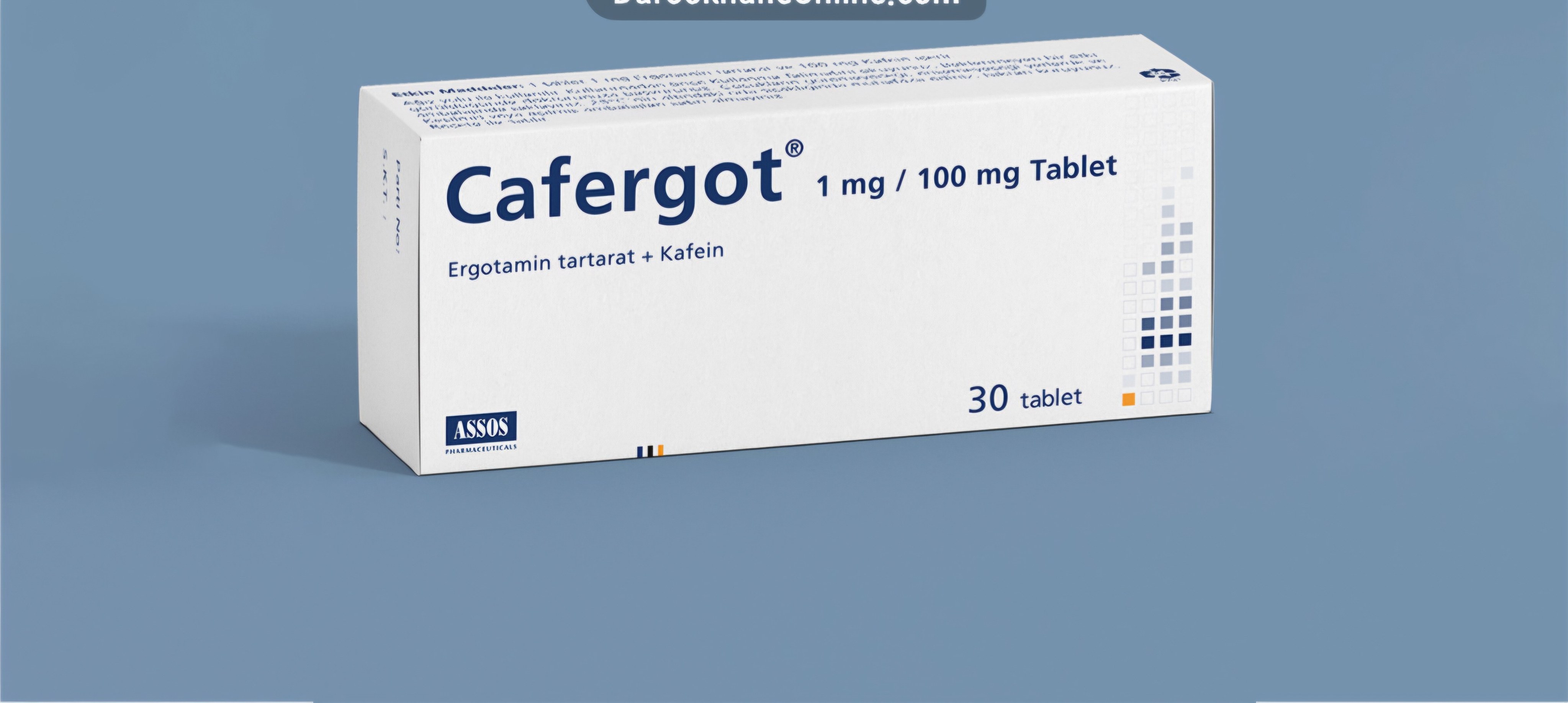 خرید کافرگوت (Cafergot) اصلی جعبه 30 عددی | کاربرد، نحوه مصرف و عوارض جانبی و خرید انلاین مشخصات